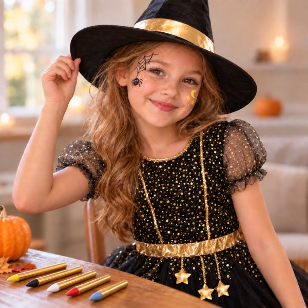 Ansiktsf�rg - Halloween - 5 st kritor