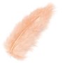 Maraboufj�drar 10 cm aprikos, 15-pack