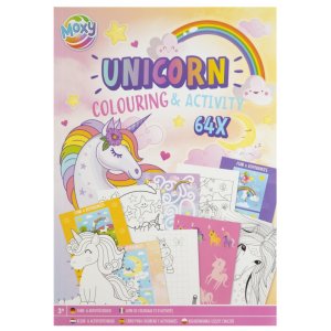 Målar- och aktivitetsbok - Enhörning Målar- och aktivitetsbok - Enhörning