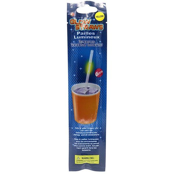 Lysende suger�r 6-pak - blandede farver