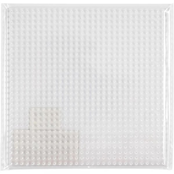 Pärlplattor - Klar - Fyrkantig - 14,5x14,5 cm - 1 st Pärlplattor - Klar - Fyrkantig - 14,5x14,5 cm - 1 st