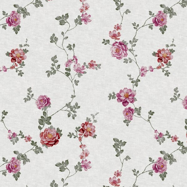 Vaxduk med Rostanka motiv - Rosa