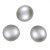 Glasklimpar 13-15 mm 100g - Silver