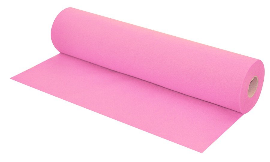 Filtrulle Lyserød - Filt stof, Filt & filtark, Stof