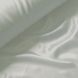 Satinstof Sølv - 150 cm - Satin stof, Stof