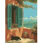 M�la efter nummer 20 x 30 cm - Sommarterrass