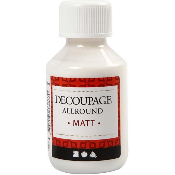 Decoupagelack - allround - matt - 100 ml Decoupagelack - allround - matt - 100 ml