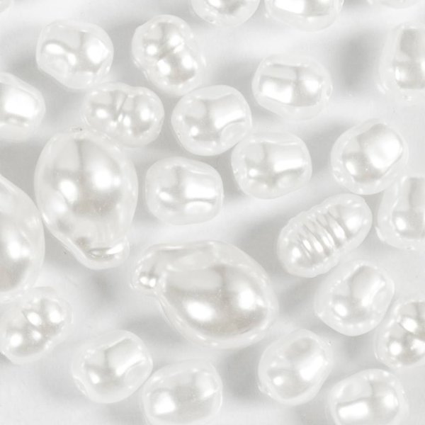 Vaxpärlor ovala 6–14 mm Blandade färger 30 st Vaxpärlor ovala 6–14 mm Blandade färger 30 st