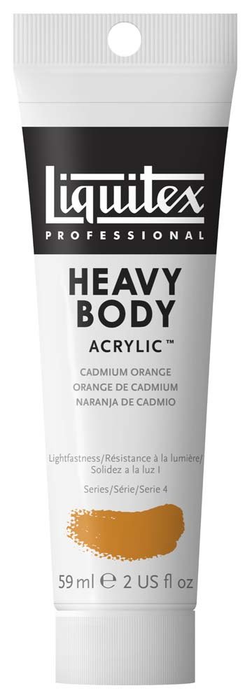 Akrylfärg Heavy Body Liquitex 59 ml - 150 Cadmium orange - Akrylfärger, Konstnärsfärger