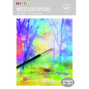 Akvarellblock A4 - 20 ark